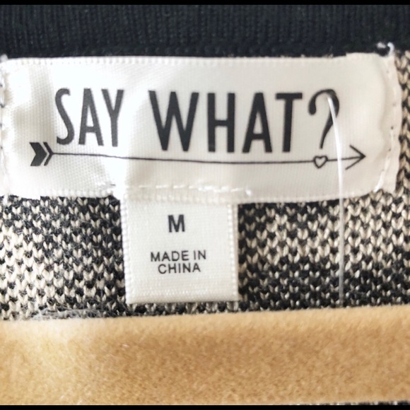 Say What Black Dress With Cheetah Print - Picture 4 of 4